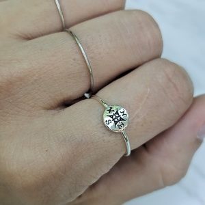 Jewelry - •Compass• Sterling Silver Dainty Ring Jewelry - •Compass• Sterling Silver Dainty Ring